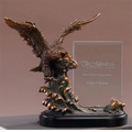 Eagle Shield Award with Glass Plaque. 9-1/2"h x 10-1/2"w.